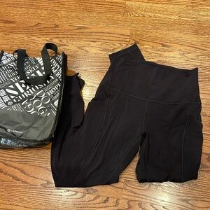 Lululemon align leggings with pockets high rise size 6